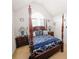 Bedroom with high ceilings, natural light, and elegant four poster bed at 1801 Deer Crossing Cir, Jonesboro, GA 30236