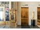 Grand lobby featuring brass elevators and vintage letterbox detail at 57 Forsyth Nw St # 11G, Atlanta, GA 30303