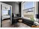 Sunlit office space boasts a view of the city and an open floor plan at 57 Forsyth Nw St # 11G, Atlanta, GA 30303
