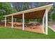 Community pavilion area with picnic tables in a green space at 111 Trellis Ct, Acworth, GA 30101