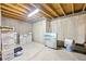 Unfinished basement space offering ample storage, ready for customization at 270 Morrow Rd, Newborn, GA 30056