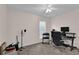 Bedroom with streaming equipment, ceiling fan, natural light and neutral colors at 590 Kyle Trace Ct, Sugar Hill, GA 30518