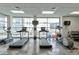 Well-equipped gym features modern treadmills, elliptical machines, and free weights for residents at 1100 Howell Mill Nw Rd # 312, Atlanta, GA 30318