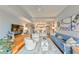 Open floor plan showcases a living room and kitchen, with hardwood floors and contemporary decor at 1100 Howell Mill Nw Rd # 312, Atlanta, GA 30318