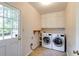 Spacious laundry room with washer, dryer, and ample storage at 1404 Vernon North Dr, Dunwoody, GA 30338
