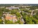 Aerial view showcases the new homes and location in a vibrant neighborhood near local amenities at 278 1St Ave, Avondale Estates, GA 30002