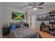 Bedroom with ceiling fan and desk at 648 Cativo Sw Dr, Atlanta, GA 30311