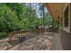 Rear deck offers a serene space to enjoy the natural surroundings at 648 Cativo Sw Dr, Atlanta, GA 30311