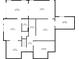 This floor plan showcases the layout of the main level, highlighting garage, rooms, storage and utility at 1750 Providence Place Dr, Alpharetta, GA 30009