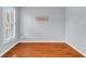 Office space with hardwood floors, shutters, and neutral paint at 947 Summer Forest Drive, Suwanee, GA 30024