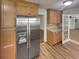 Updated kitchen featuring stainless steel appliances, granite countertops, and ample storage at 710 Montclair Sw Dr, Smyrna, GA 30082