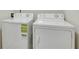 Close up of the side-by-side washer and dryer at 1300 Hopkins Dr, Decatur, GA 30033