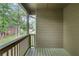 View of the back porch and the trees in the backyard at 1300 Hopkins Dr, Decatur, GA 30033