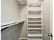 Closet with shelves and a place to hang clothing at 232 Apple Branch Dr, Woodstock, GA 30188