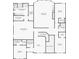 Upstairs floor plan featuring bedrooms, bathrooms, bonus room and a loft at 411 Ridgeway Ln, Canton, GA 30114