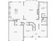 Layout of a home featuring a kitchen, Gathering room, and garage at 411 Ridgeway Ln, Canton, GA 30114