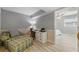 Cozy bonus space featuring a desk, comfortable chair, and access to a bedroom at 4205 Jeri Lynn Ct, Tucker, GA 30084