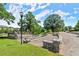 Community amphitheater with stone accents and paved walkway at 1744 Habershal Nw Dr, Atlanta, GA 30318