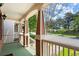 Covered front porch offering a relaxing outdoor space with views of the neighborhood at 1744 Habershal Nw Dr, Atlanta, GA 30318