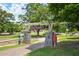 Entrance to Heman E. Perry Park, featuring stone pillars and a welcoming pathway at 1744 Habershal Nw Dr, Atlanta, GA 30318