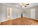 Bedroom featuring an ensuite bathroom and wood-look flooring at 2340 Beaver Ruin Rd # 68, Norcross, GA 30071