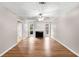 Comfortable living room with hardwood floors, fireplace, and plenty of natural light at 2340 Beaver Ruin Rd # 68, Norcross, GA 30071