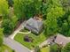 Spacious home in a lush setting, featuring a large yard and mature trees at 5107 Old Chestnut Ct, Woodstock, GA 30188