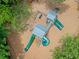 Aerial view of a playground with slides, swings, and climbing structures at 5107 Old Chestnut Ct, Woodstock, GA 30188
