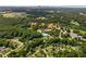 Gorgeous aerial shot with a lush green landscape, displaying neighborhood, amenities, and city skyline in the distance at 1751 Thomasville Se Dr, Atlanta, GA 30315