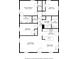 Detailed floor plan of a home with dimensions of bedrooms, bathrooms, kitchen, living, dining, and laundry areas at 1751 Thomasville Se Dr, Atlanta, GA 30315