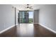 Spacious bedroom with large window offering city view at 270 17Th Nw St # 2210, Atlanta, GA 30363