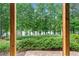 Lush backyard with manicured shrubs and a view of the tranquil lake, perfect for relaxing at 5765 Riley Rd, Cumming, GA 30028