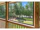 Inviting screened porch showcasing views of the lush green backyard at 5765 Riley Rd, Cumming, GA 30028