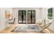 Bright office space with French doors leading to a deck and backyard views at 1327 Harvard Ne Rd, Atlanta, GA 30306