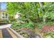 Lush backyard showcasing verdant landscaping and a charming garden area at 228 Clarion Ave, Decatur, GA 30030