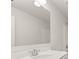 Bright bathroom featuring a modern vanity with a large mirror at 3910 Near Star Ln, Cumming, GA 30028