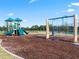 View of the community playground with a swing set and slide at 3910 Near Star Ln, Cumming, GA 30028