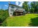 Lush backyard with a playset, deck, and plenty of green space for outdoor activities at 1130 S Rudder Rd, Cumming, GA 30041