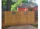 Wooden fence with 