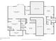 Second floor plan highlighting bedrooms, bathrooms, laundry room and closets at 6765 Crofton Dr, Alpharetta, GA 30005