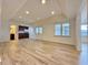 A finished basement featuring tile flooring, a kitchenette, and recessed lighting at 6765 Crofton Dr, Alpharetta, GA 30005