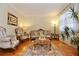 Elegant living room featuring ornate furniture and a decorative rug at 6765 Crofton Dr, Alpharetta, GA 30005