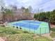 Well-maintained tennis courts with professional lighting and surrounding greenery at 6765 Crofton Dr, Alpharetta, GA 30005