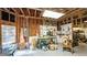 This large unfinished basement has high ceilings, natural light, and exposed beams that await your creativity at 9742 Fallview Ct, Villa Rica, GA 30180