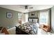 Bedroom with neutral walls and a queen-size bed at 9742 Fallview Ct, Villa Rica, GA 30180