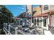 The outdoor deck provides ample space for seating and dining, and it is perfect for outdoor entertaining at 9742 Fallview Ct, Villa Rica, GA 30180
