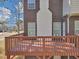 The wooden deck is perfect for outdoor entertaining and relaxation at 101 Lumby Ln, Stockbridge, GA 30281