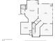 Basement floorplan with bedroom, bathroom, fitness center, den and office at 101 Lumby Ln, Stockbridge, GA 30281