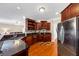 Well-appointed kitchen featuring granite countertops, stainless steel appliances, and ample cabinet space at 101 Lumby Ln, Stockbridge, GA 30281
