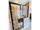 This bathroom has a glass-enclosed shower with tiled walls and floor, positioned next to the relaxing soaking tub at 1023 Little Darby Ln, Suwanee, GA 30024